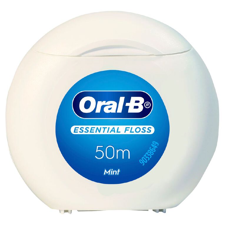 Oral-B Essential Floss Waxed Mint 50m, , hi-res