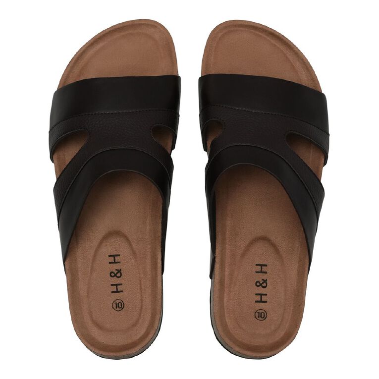 H&H Men's Andre Sandals, Brown, hi-res