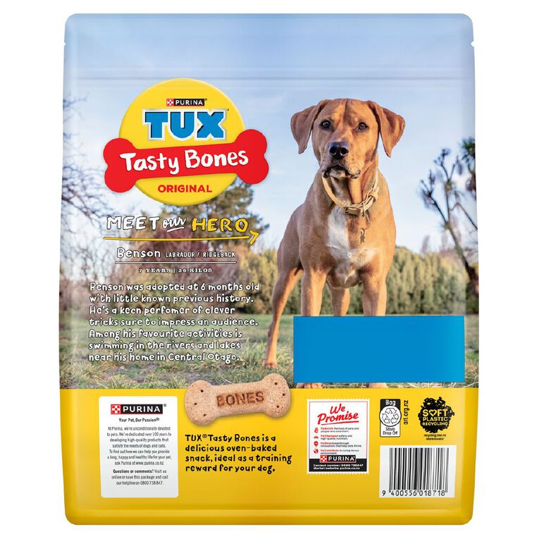 TUX Tasty Bones Original Dog Treats 1.2kg, , hi-res