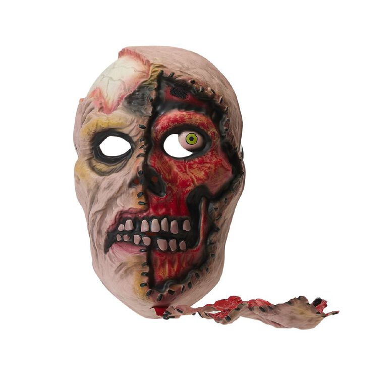 Seasons Zombie Face Ripper Mask, , hi-res