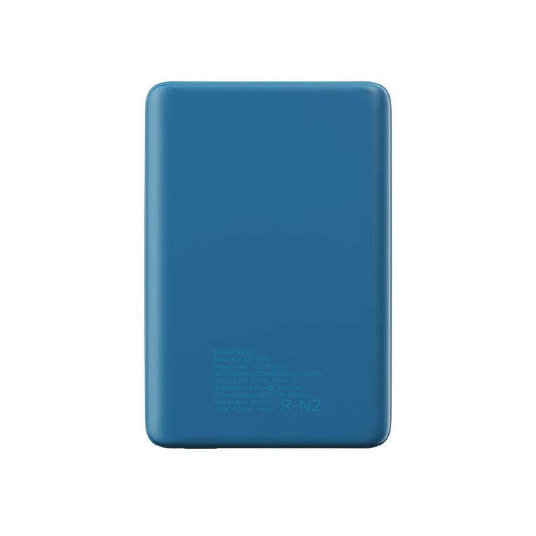 Tech.Inc 3in1 Charge Pack with Cable Charger Wireless Power Bank Blue, , hi-res