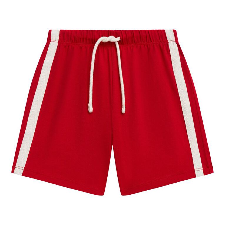 Young Original Preschool Jersey Shorts, Red Mid, hi-res