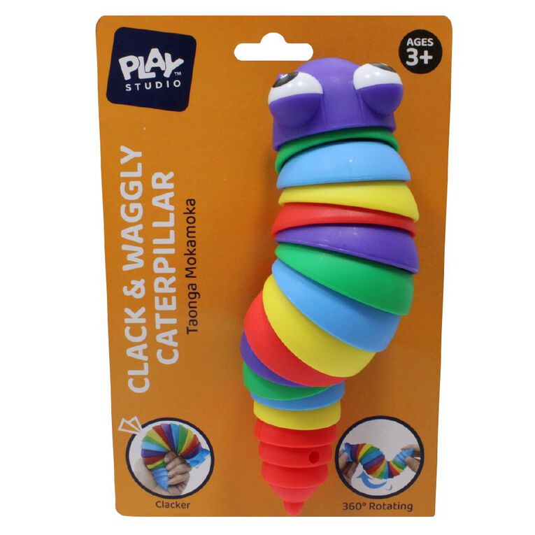 Play Studio Clack & Waggly Caterpillar Assorted, , hi-res