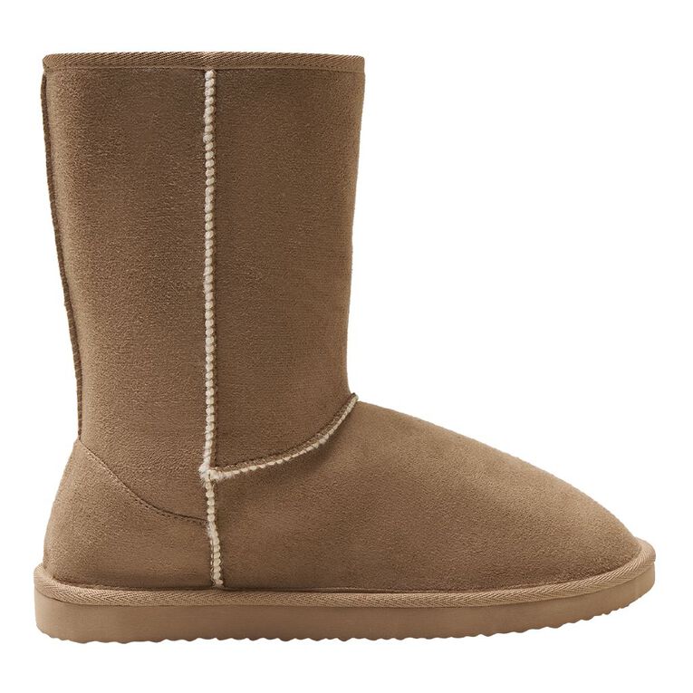 H&H Essentials Women's Essential Slipper Boots, Beige, hi-res