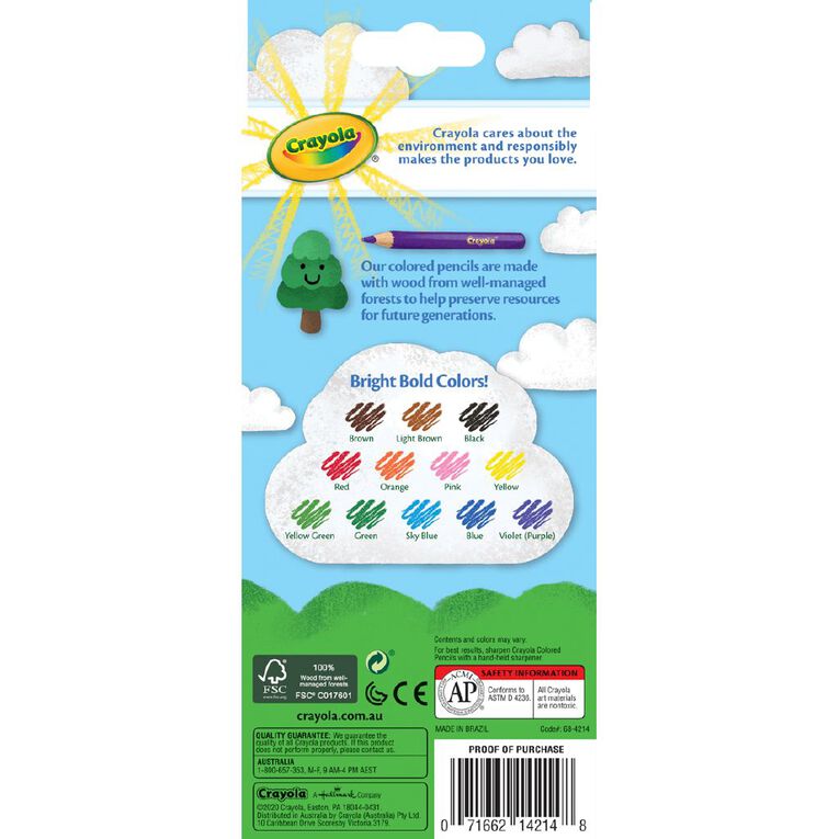 Crayola Triangular Pencils 12 Pack, , hi-res