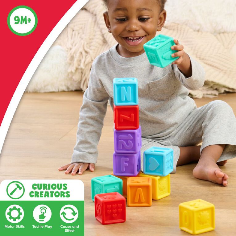 Playskool ABC Soft Stacking Blocks, , hi-res