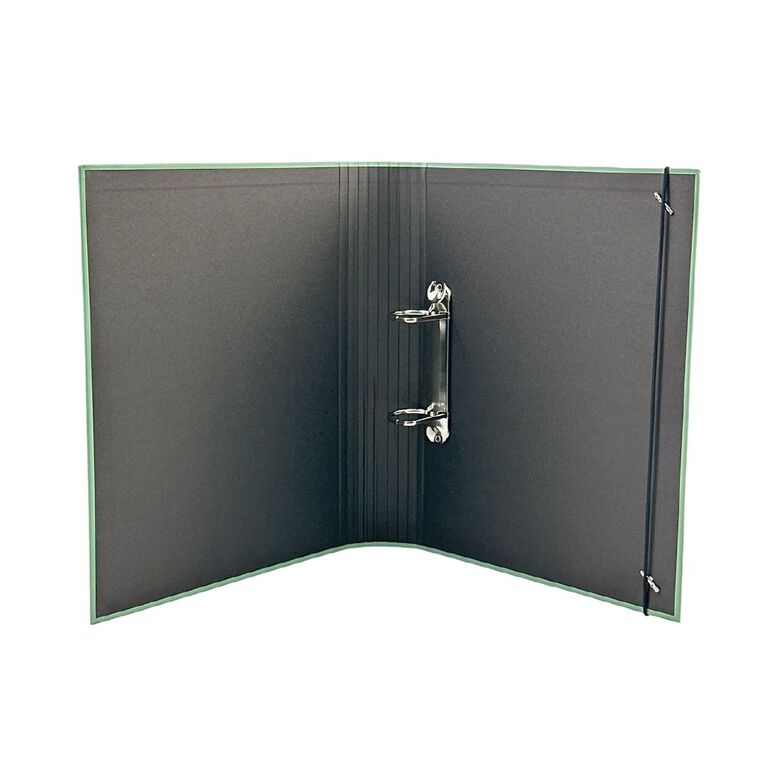 WS Ringbinder 38mm Round 2d A4 Sage, , hi-res