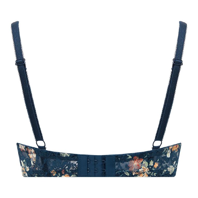 H&H Women's Poppy Contour Bra, Blue Dark, hi-res