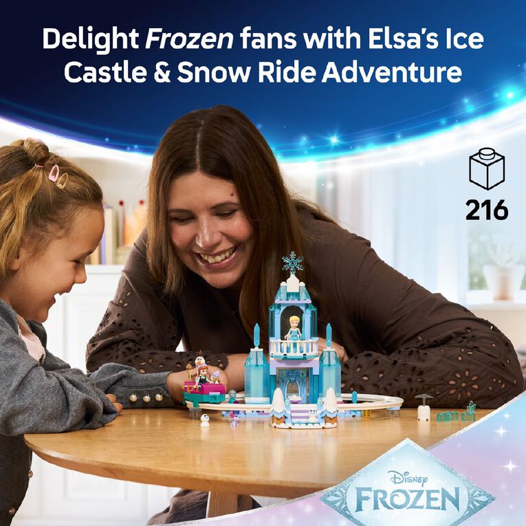 LEGO Disney Princess Elsas Ice Castle & Snow Ride Adventure 43281, , hi-res
