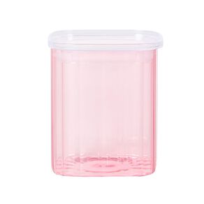 Living & Co Glass Canister Pink 800ml