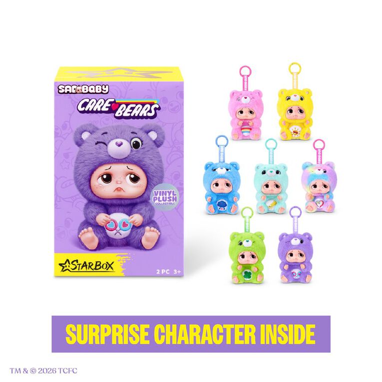 Zuru Care Bears Starbox Sad Baby Care Bears Blind Box Series 1 Assorted, , hi-res