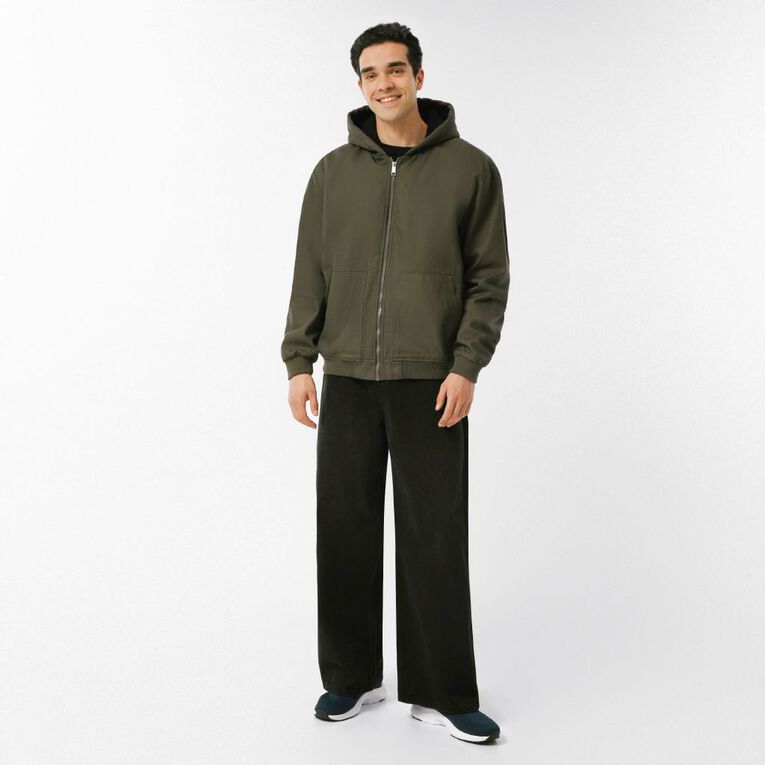 Garage Men's Hooded Detroit Jacket, Green Dark, hi-res
