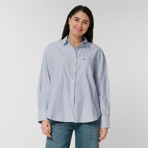 H&H Women's Long Sleeve Oxford Shirt
