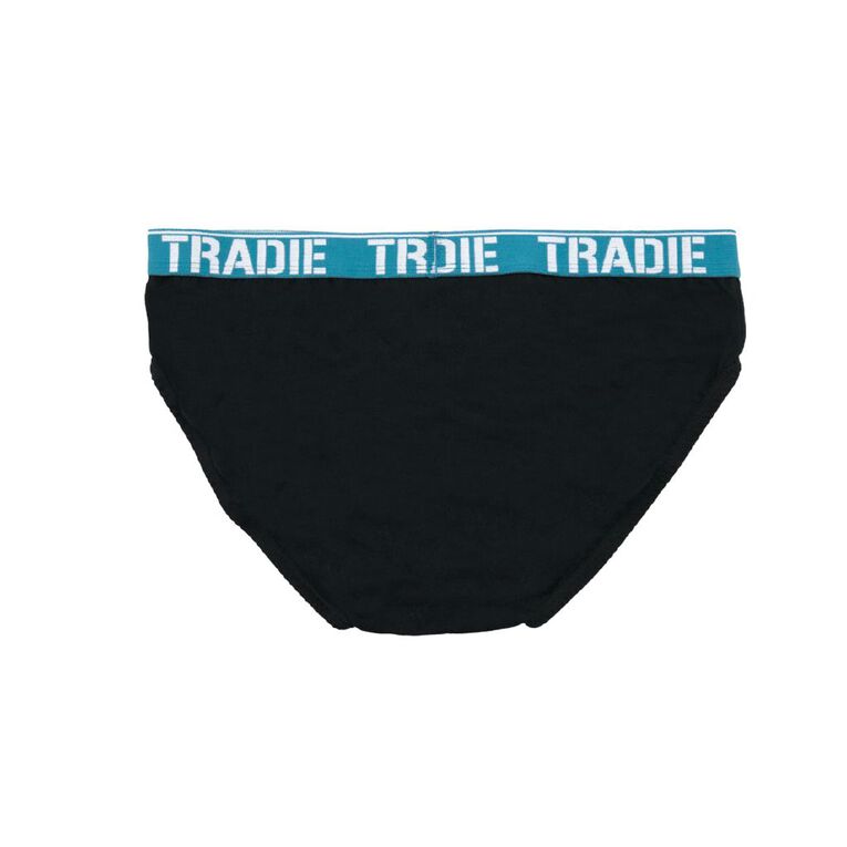 Tradie Men's Briefs 4 Pack, Green, hi-res
