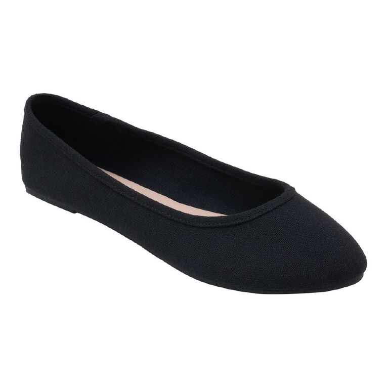 H&H Women's Dorsee Ballet Shoes, Black, hi-res