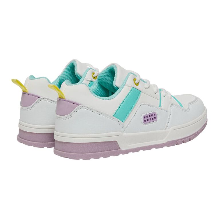 Young Original Senior Kids' Castle Sneakers, White, hi-res