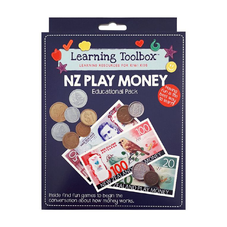 Learning Toolbox Play Money NZ Currency Education Pack, , hi-res