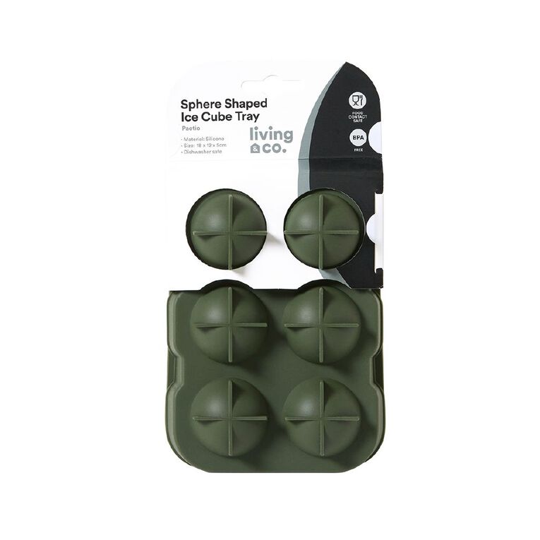Living & Co Sphere Ice Cube Tray Blue, , hi-res