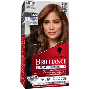Schwarzkopf Brilliance Luminance L68 Cinnamon Brown Brown