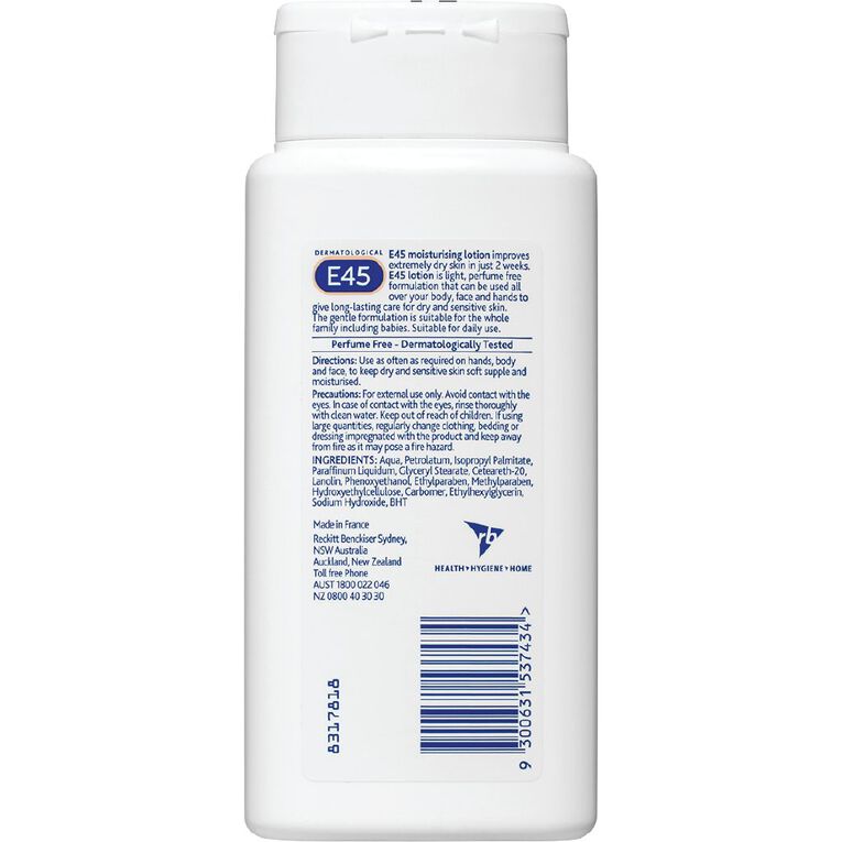 E45 Moisturising Lotion, , hi-res
