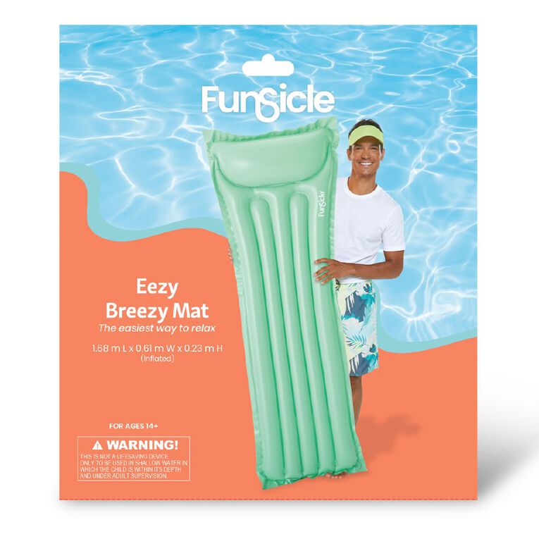 Funsicle Eezy Breezy Mat 1.68m Fresh Mint, , hi-res