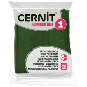 Cernit Polymer Clay No1 56g Olive