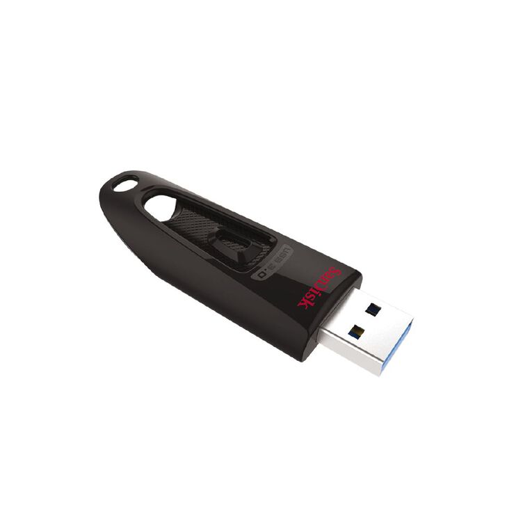 Sandisk Ultra USB 3.0 Flash Drive - 64GB Black, , hi-res