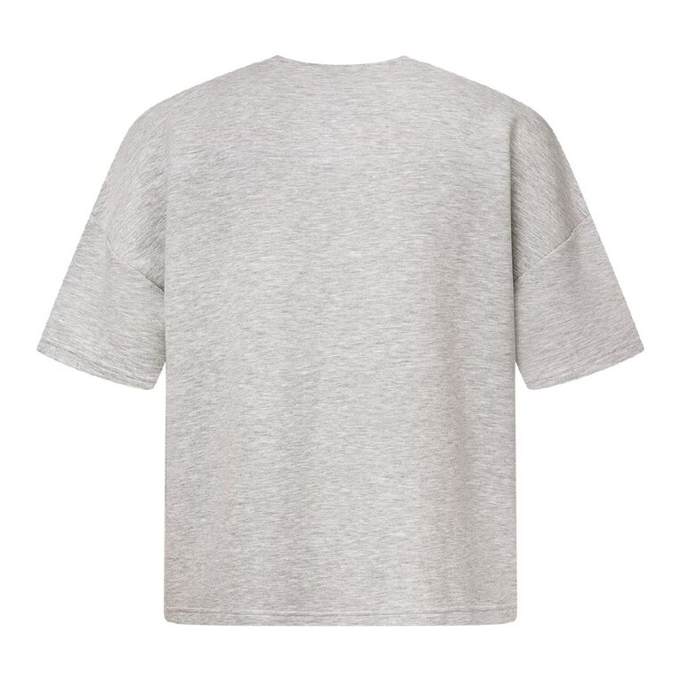 Garage Men's Vee Scuba Tee, Grey Marle, hi-res