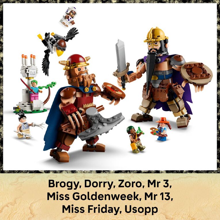 LEGO One Piece Dorry vs. Brogy   Giants of Little Garden 75644, , hi-res