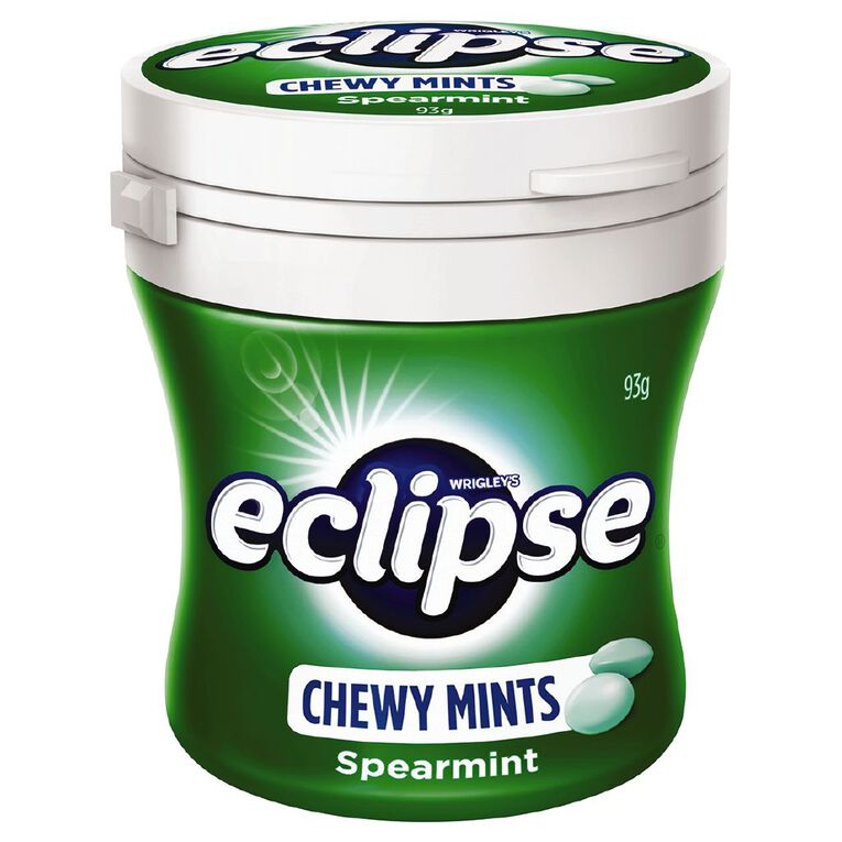 Eclipse Chewy Mints Spearmint Bottle 93g, , hi-res