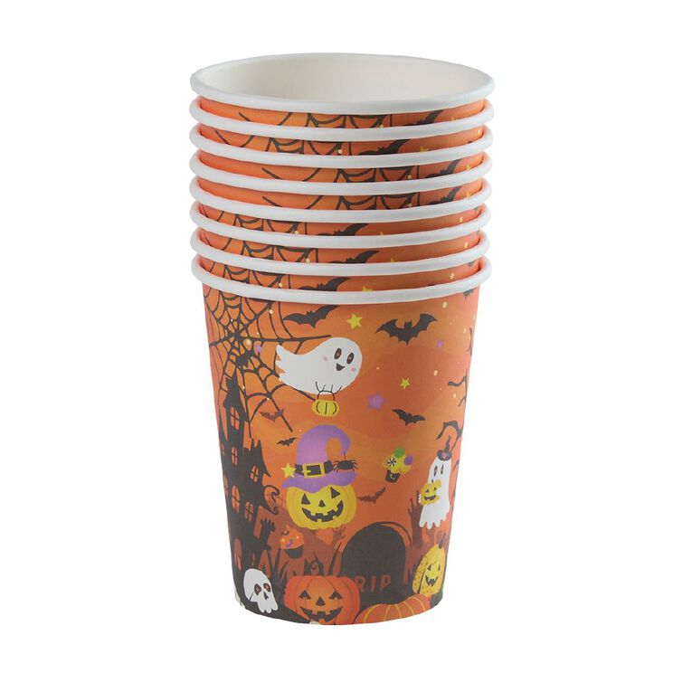 Scarehouse Halloween Paper Cups 8 Pack, , hi-res