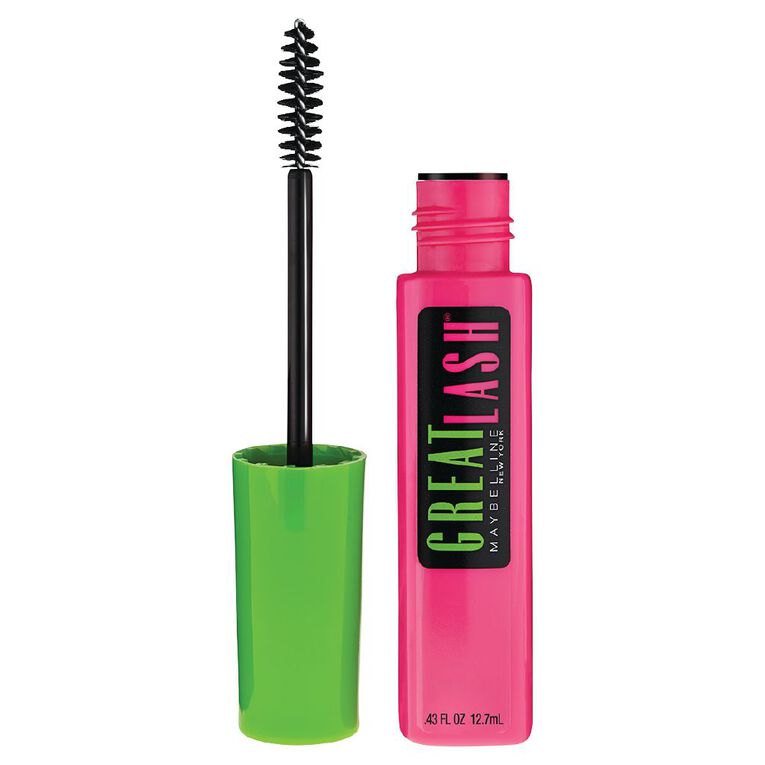 Maybelline Great Lash Mascara Blackest Black, , hi-res