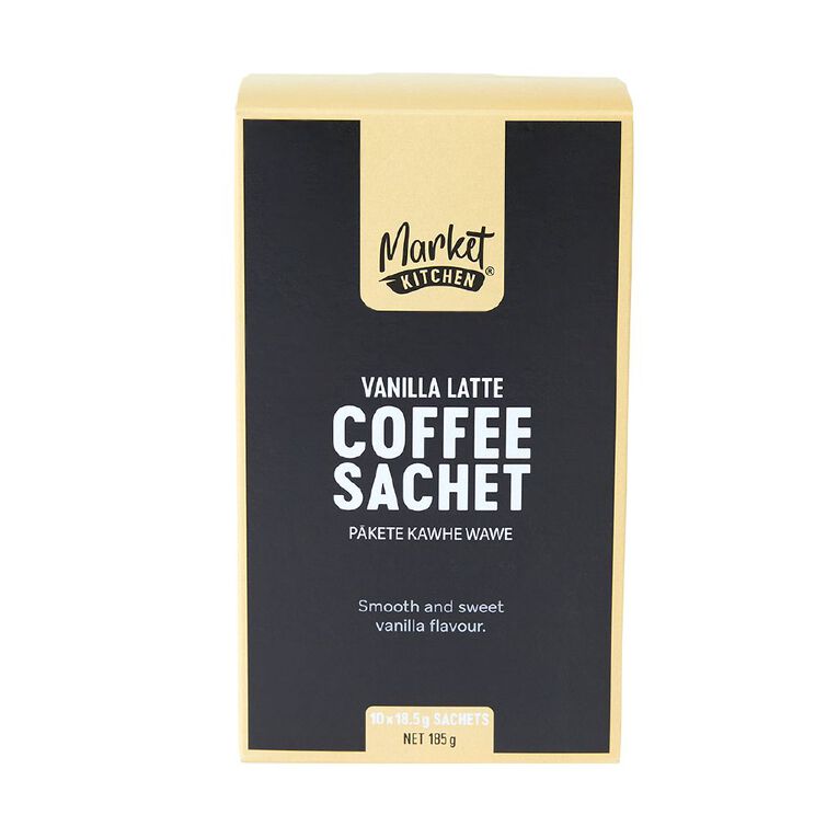 Market Kitchen Vanilla Latte Sachets 10pk, , hi-res