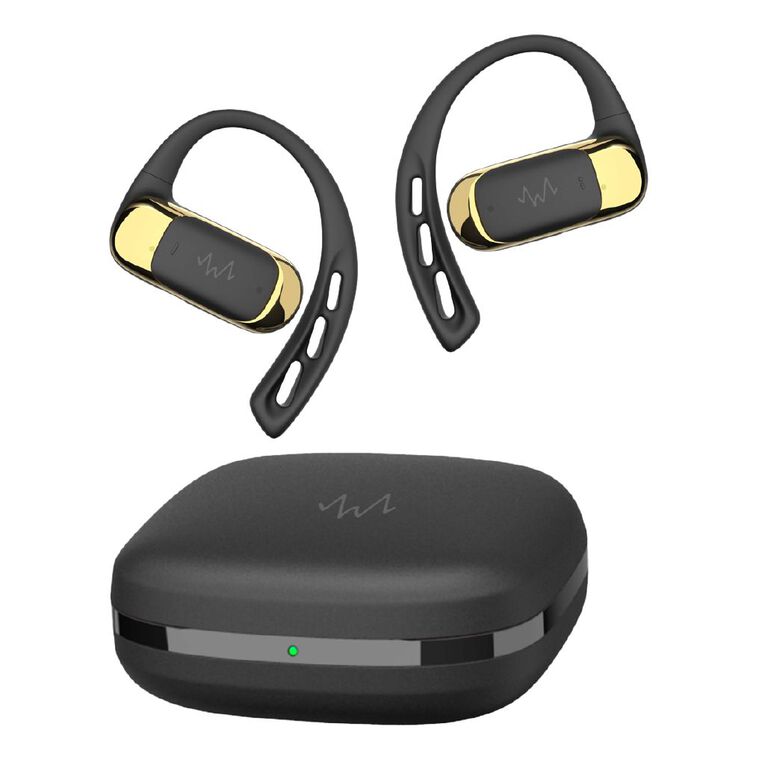 3SIXT Salt Sound AIRXDUA Open Air Earbuds Black/Gold, , hi-res
