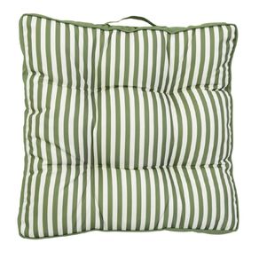 Living & Co Outdoor Cushion Floor Print Green 55cm x 55cm