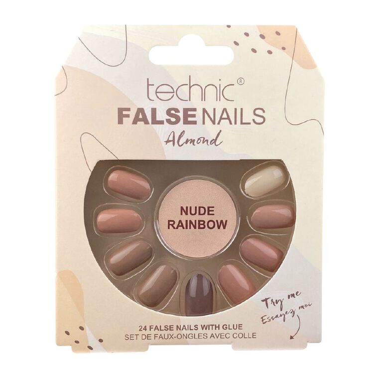 Technic False Nails Matte nude, , hi-res