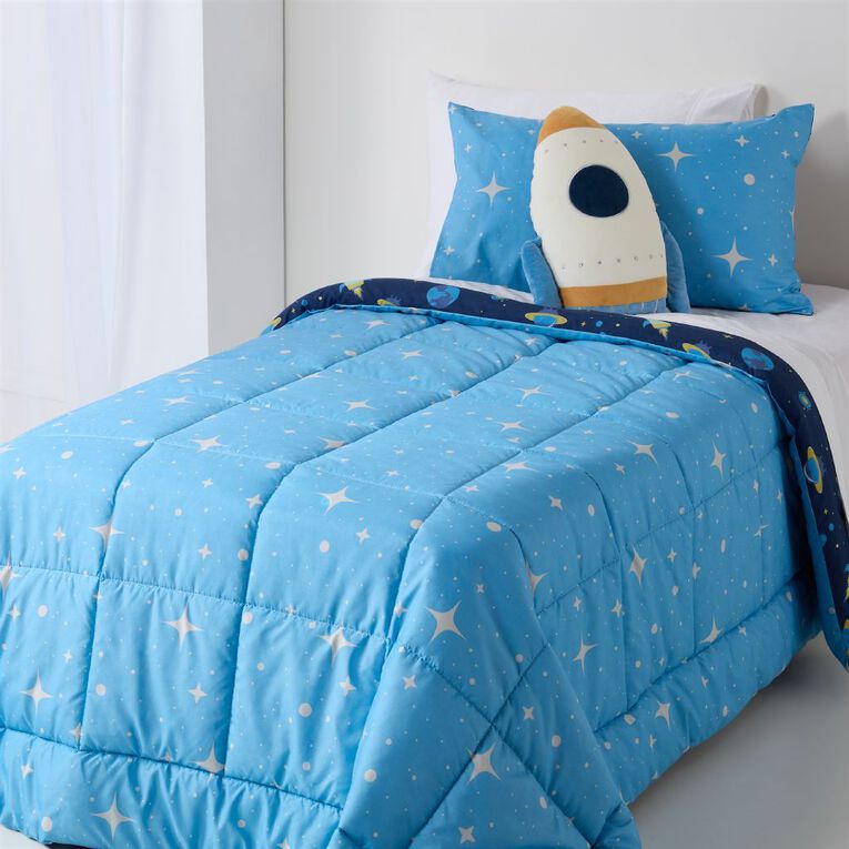 Living & Co Comforter Set Reversible Astro King Single, , hi-res