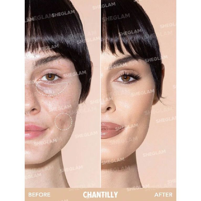 Sheglam Like Magic 12HR Full Coverage Concealer Chantilly3. 8g, , hi-res