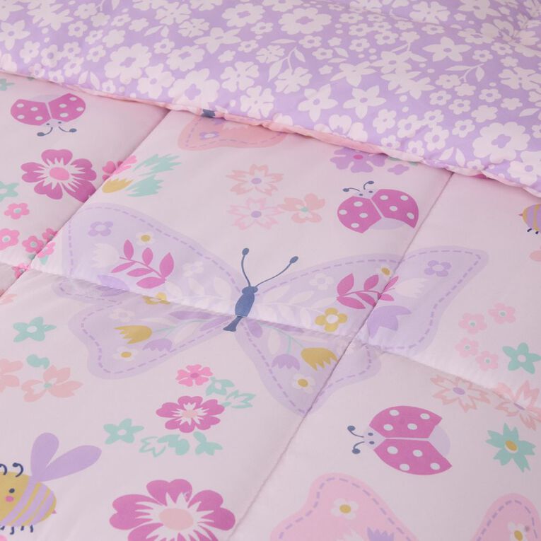 Living & Co Comforter Wildflower Multi-Coloured King Single, , hi-res