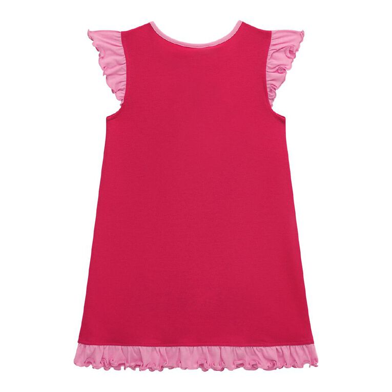 Minnie Mouse Girls' Frill Nightie, Pink Dark, hi-res