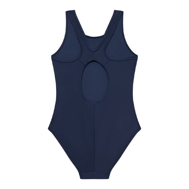 Young Original Plain Swimsuit, Blue Dark, hi-res