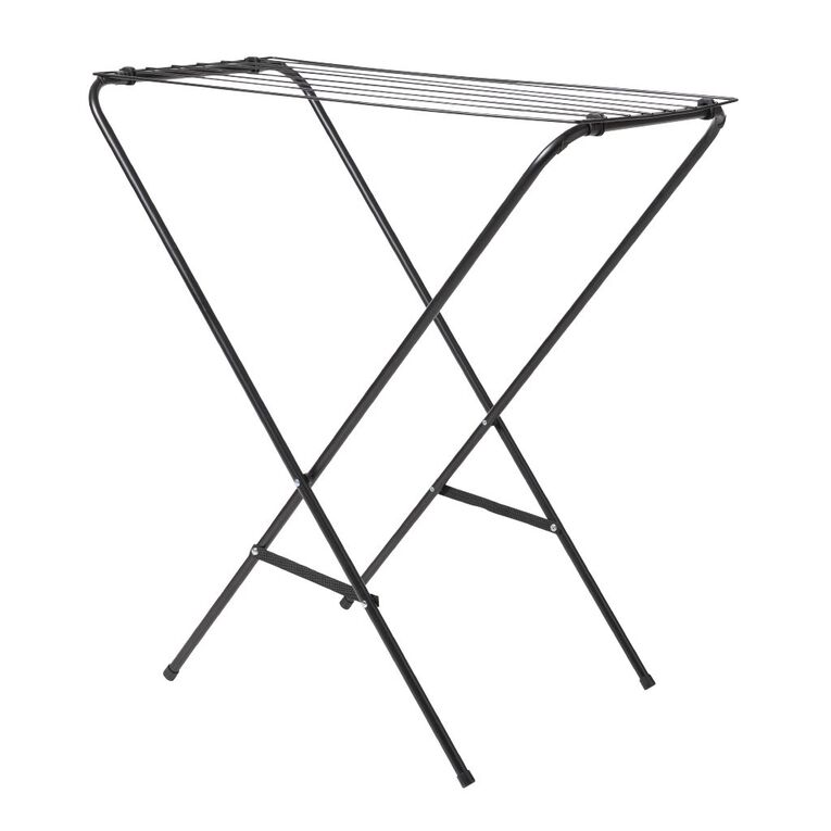 Living & Co Basic Airer Black, , hi-res