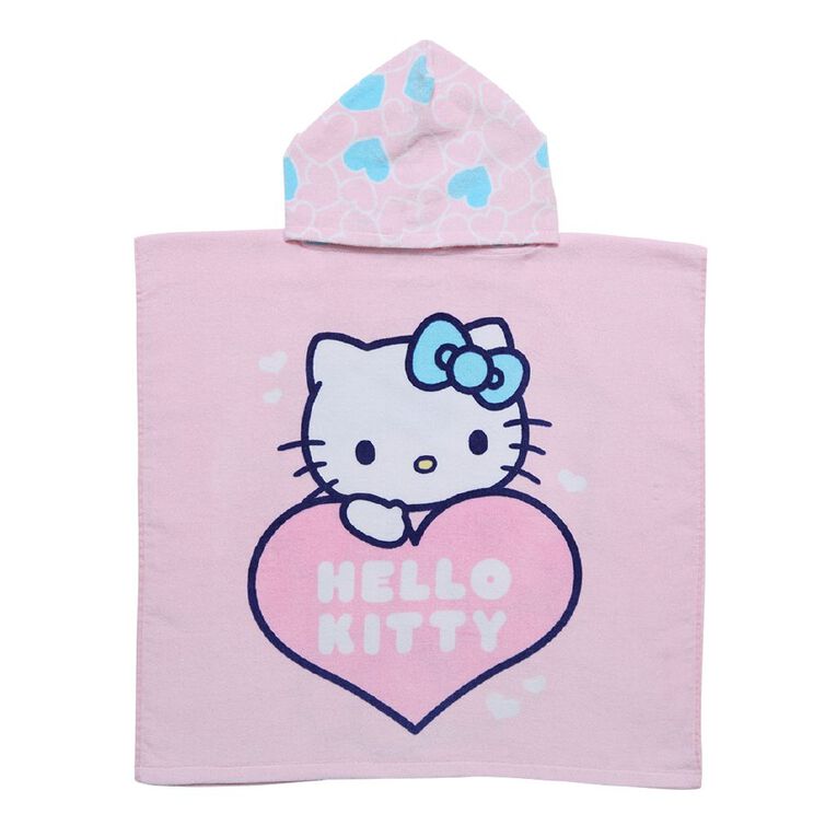 Hello Kitty Hooded Towel 60x120cm, , hi-res