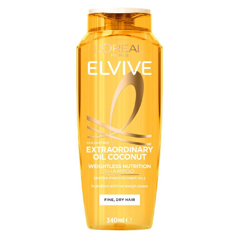 L'Oreal Paris Elvive Extraordinary Oil Coconut Shampoo 340ml, , hi-res