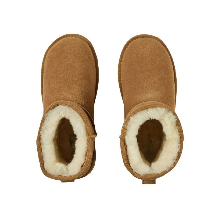 NEW ZEALAND SHEEPSKIN CO. Women's Sheepskin Lined Slipper Ankle Boots, Brown Light, hi-res