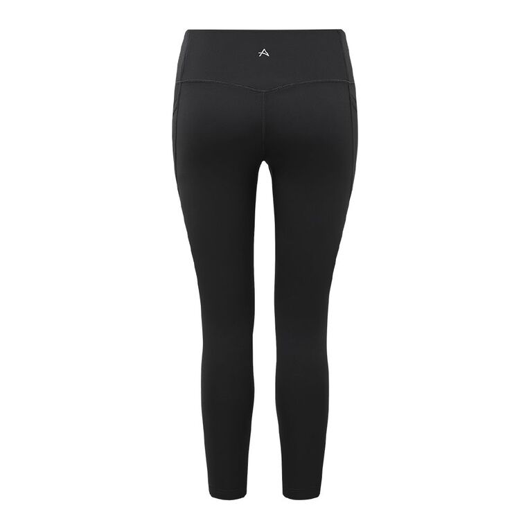 Active Intent Women's Side Pocket 7/8 Leggings, Black, hi-res