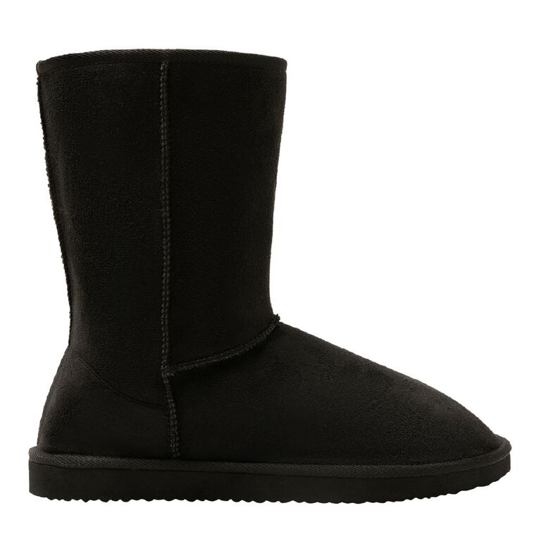 H&H Essentials Women's Essential Slipper Boots, Black, hi-res
