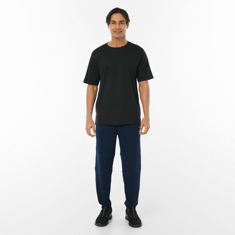 Active Intent Men's Cooldry Panel Joggers, Blue Dark, hi-res