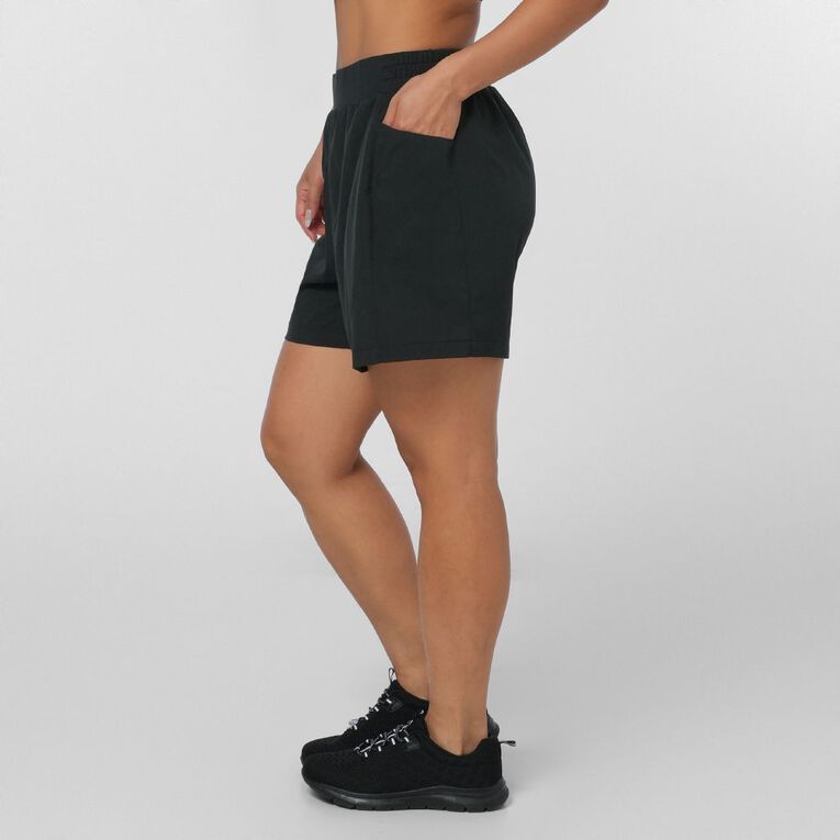 Active Intent Women's Loose Fit Training Shorts, Black, hi-res