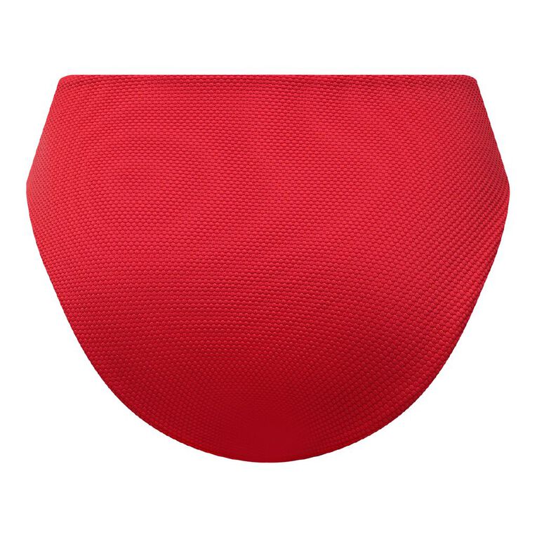 H&H Women's Cheeky High Rise Bottom, Red Mid, hi-res